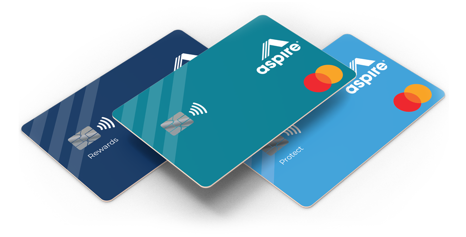 Aspire mastercard protect rewards credit cards