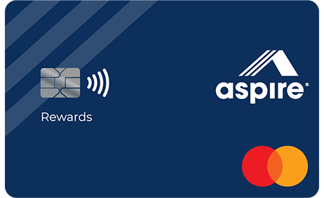 pre-qualify credit cards aspire rewards card image