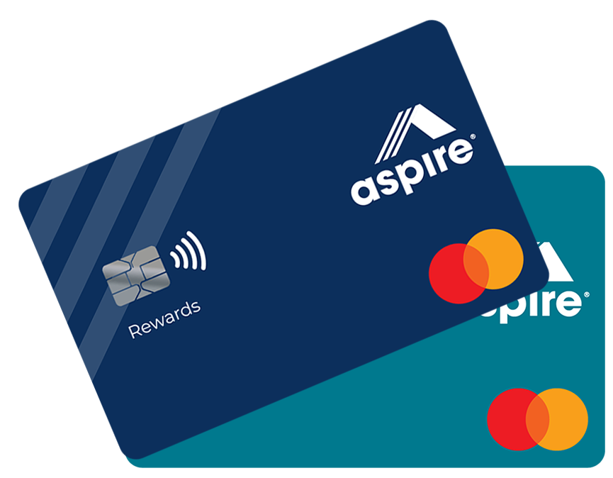 Aspire mastercard credit cards